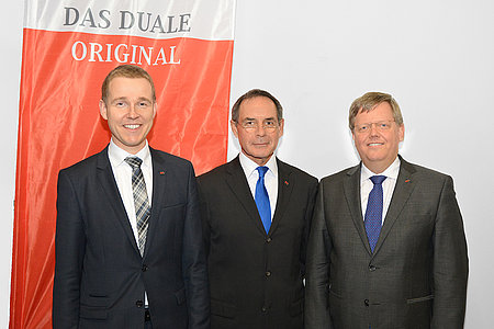 DHBW, Präsidium, Vizepräsident, Kanzler, Dr. Wolf Dieter Heinbach, Prof. Dr. Peter Väterlein, Aufsichtsrat, Senat, Leitungsfunktionen, Duale Hochschule Baden-Württemberg