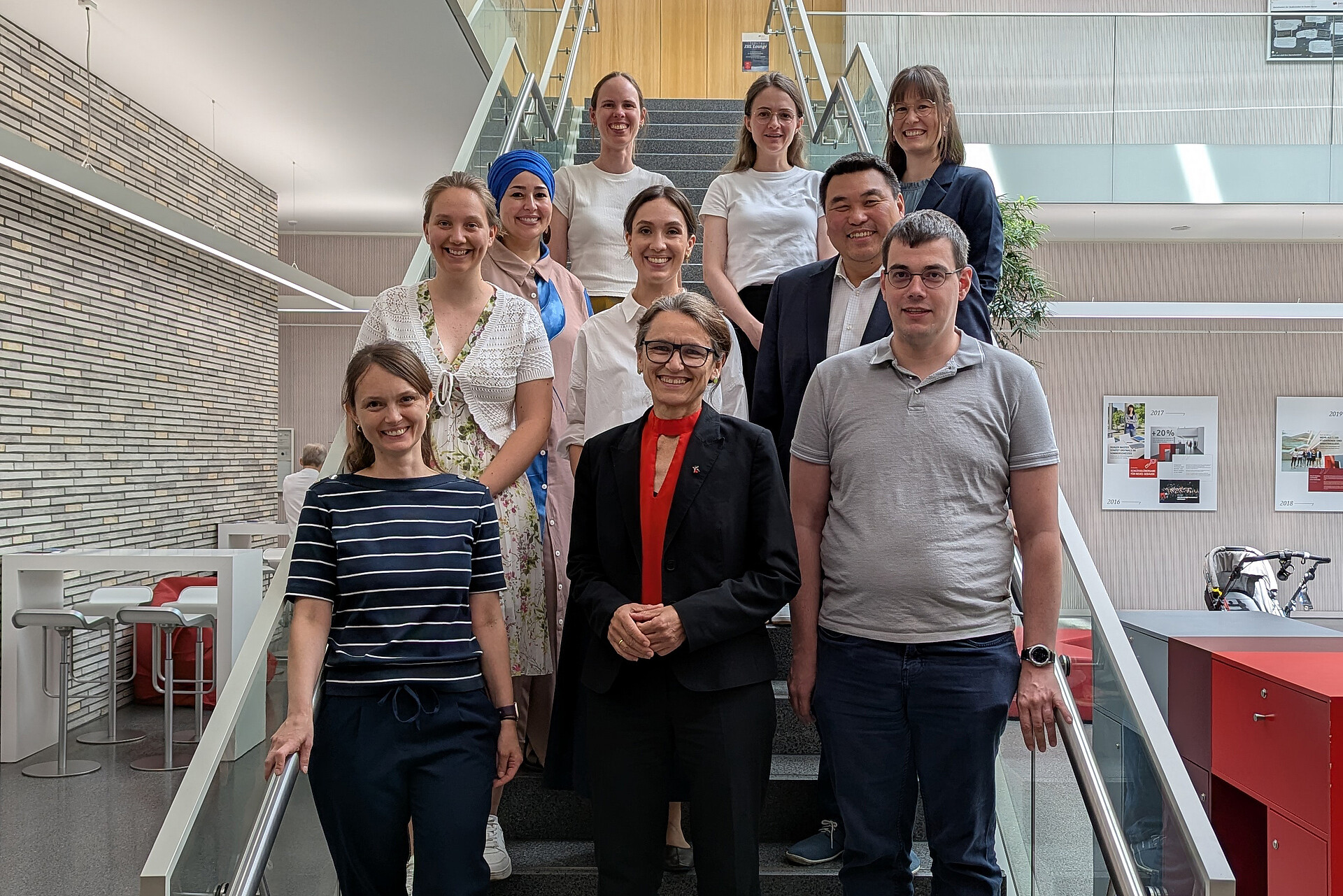 Gruppenfoto der Teilnehmenden der ersten Netzwerkveranstaltung der Tandem-Professor*innen der DHBW.