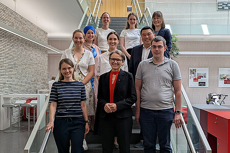 Gruppenfoto der Teilnehmenden der ersten Netzwerkveranstaltung der Tandem-Professor*innen der DHBW.