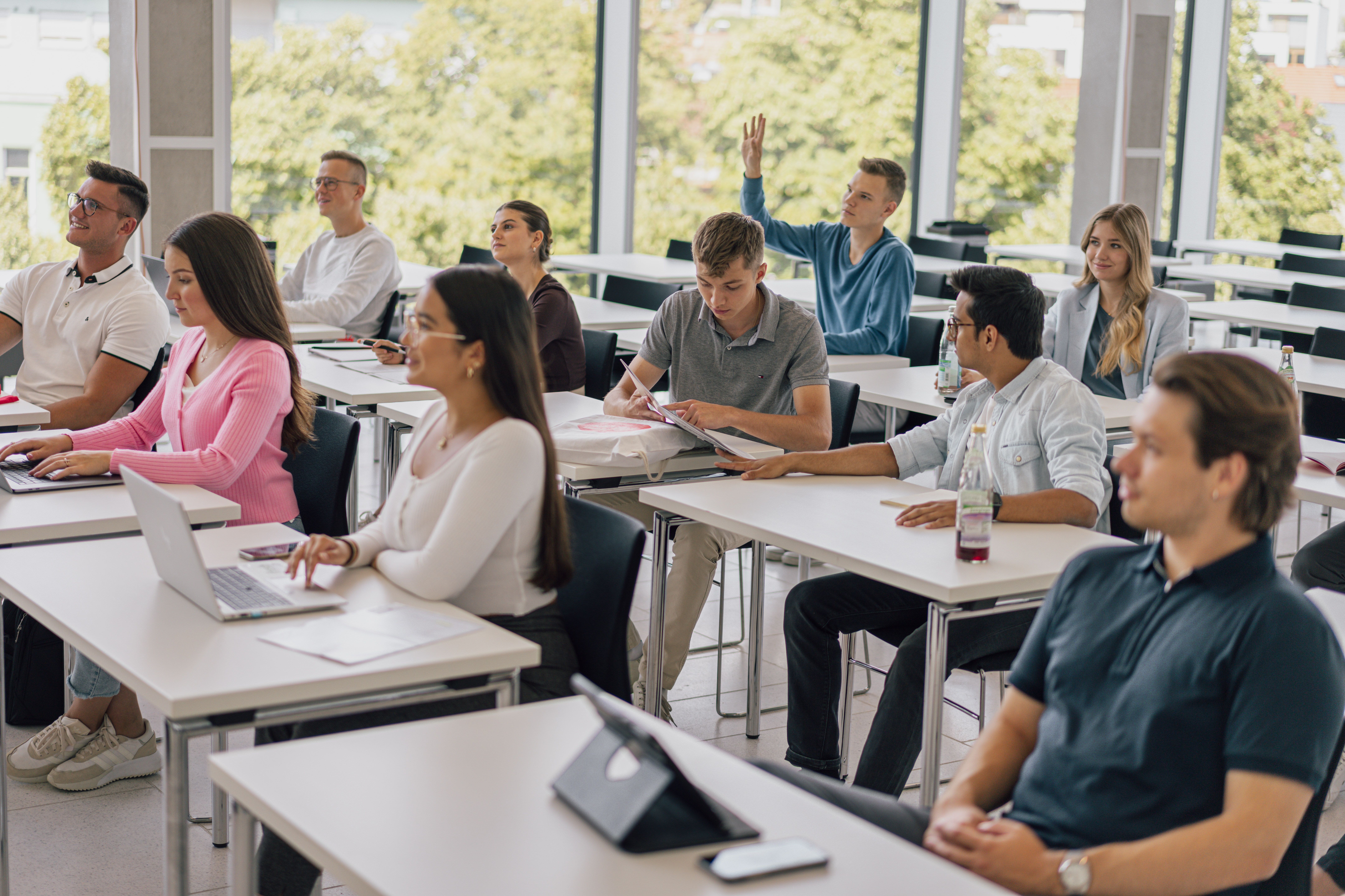 Studierende im dualen Studium
