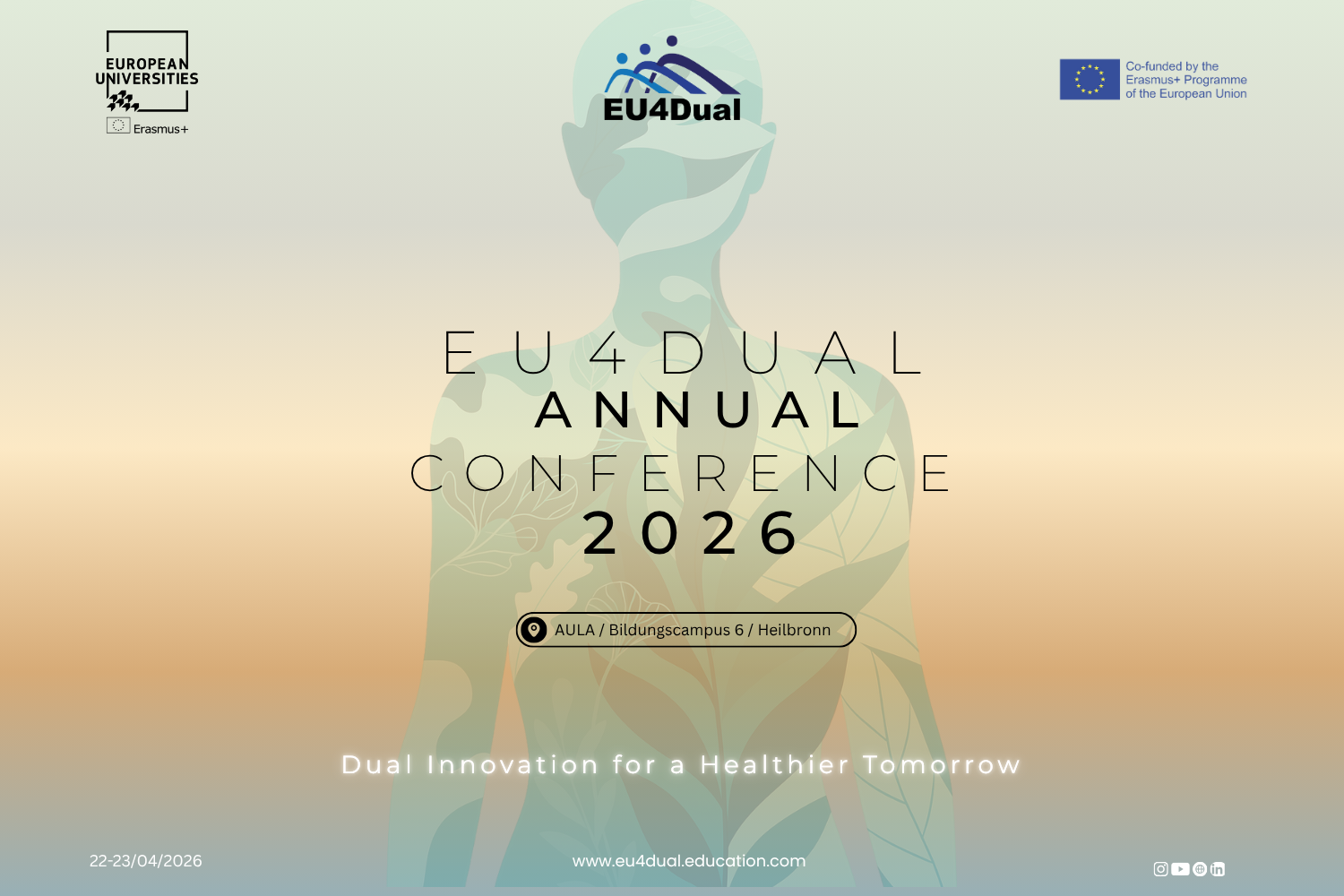 Flyer zur Veranstaltung EU4Dual Annual Conference 2026 in Heilbronn