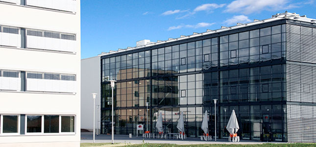 Gebäudeaufnahme der DHBW Mannheim