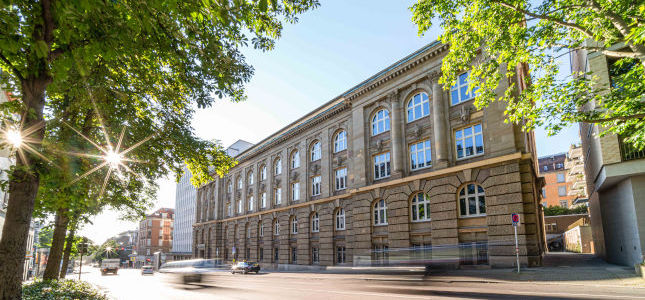 Gebäudeaufnahme der DHBW Stuttgart
